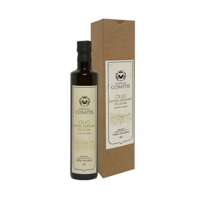 Oleum Comitis Natives Olivenöl Extra Geschenkset mit 500-ml-Flasche
